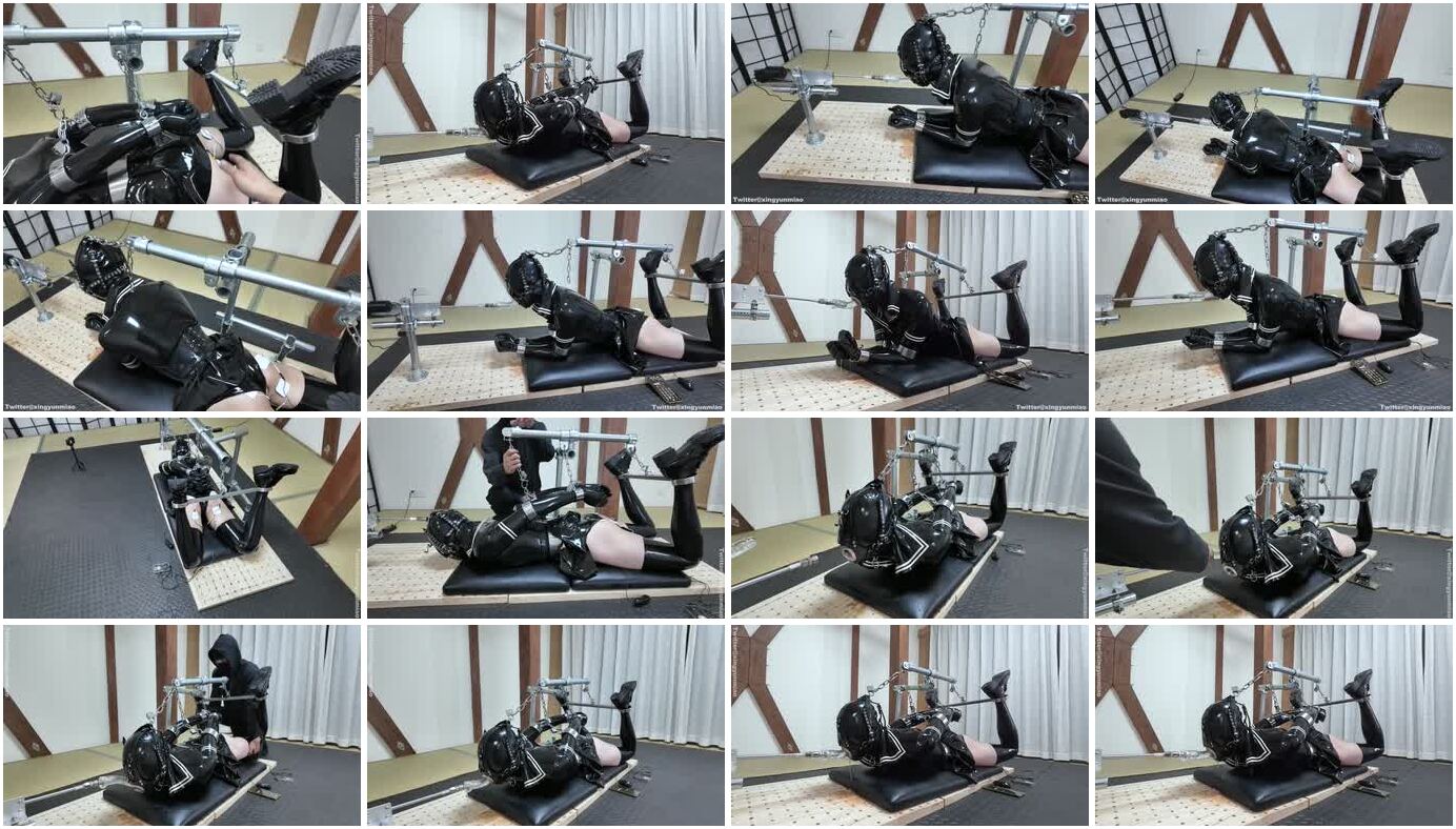 SYY【鹿角与猫爪】-奴婢学院JK妹放学后的常态化深喉训练Ⅱ再次复刻FoToRo的钢管刑架镣铐驷马装置后穴插件筋膜枪责罚电击贴片五蛋训练器自动机械强制深喉.mp4