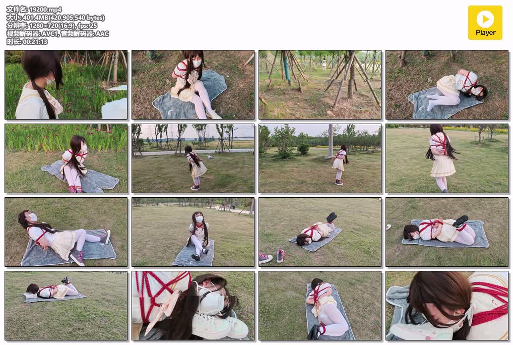 SYY【苏苏】-JK少女绑架案森林迷晕多次换鞋日式后手驷马捆绑.mp4