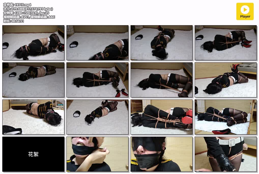 SYY【夜鸣狐】-YMHDP014夜鸣狐丝袜堵嘴裹手丝袜堵嘴裹手胶带紧缠包裹完全无法逃脱差点要哭了老板的恶趣味快把小狐玩到崩溃了呀.mp4