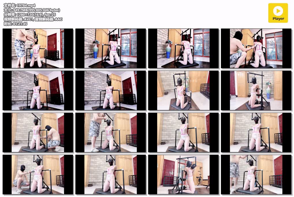 SYY【象人】-胖竹子以安走绳蒙眼封嘴捆绑后手观音第一部分.mp4