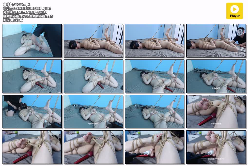 SYY【天鸿】-Hogtied系列的片段复刻果然国外的作品灵感更能调动m点感觉.mp4